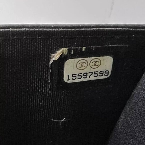 CHANEL Authentic WOC Black Caviar Crossbody Silver Hardwrae Small Bag A1720 - Picture 11 of 16